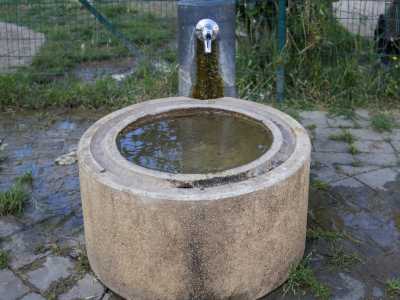 Un'unica fontanella, tra l�altro di difficile utilizzo poich� bassa, � stata posta all�esterno della recinzione ma � priva di scolo: si riempie cos� sempre di acqua stagnante poco salubre per l�abbeveramento